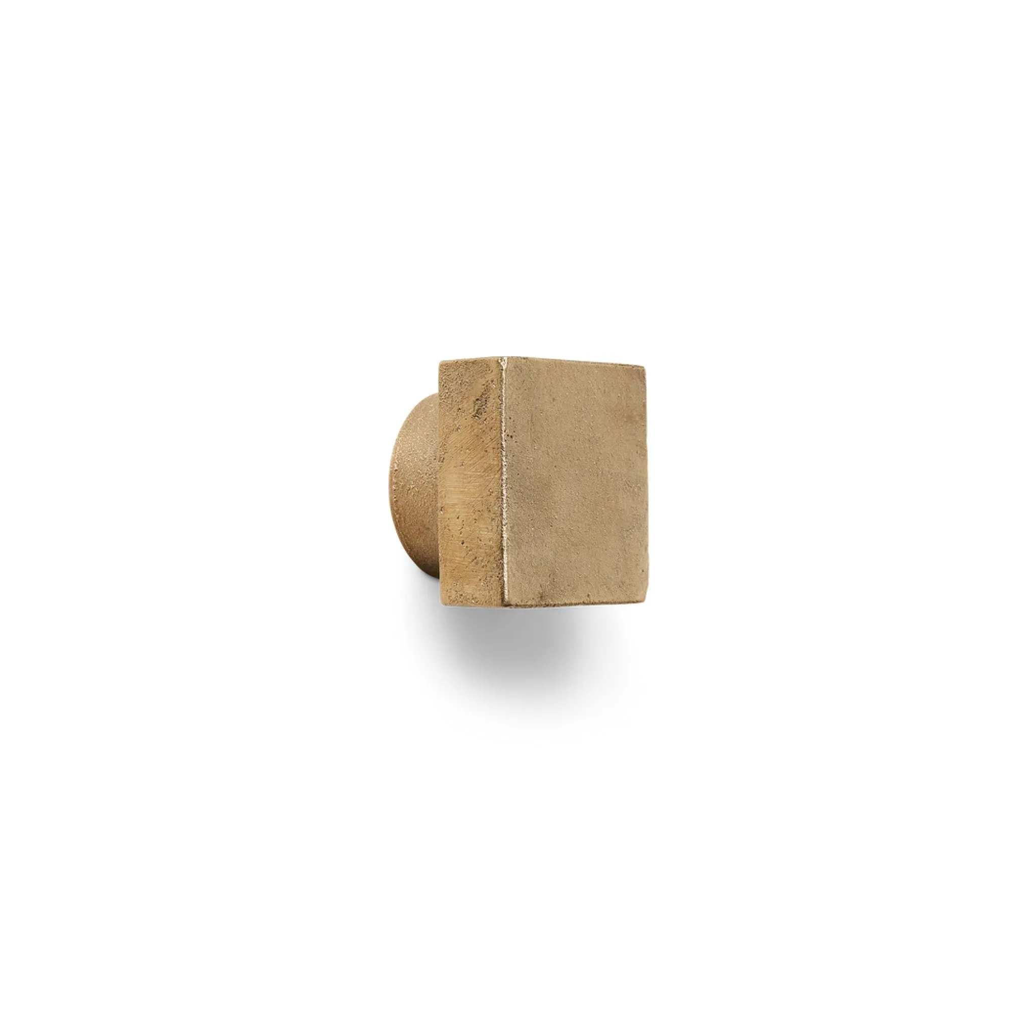 FERM LIVING Square Hook, Large, Casted Brass