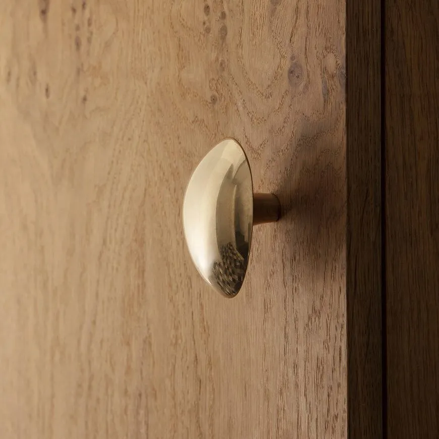FERM LIVING x Helena Rohner Lemon Wall Hook/Knob, Brass