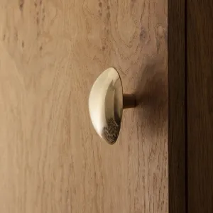 FERM LIVING x Helena Rohner Lemon Wall Hook/Knob, Brass