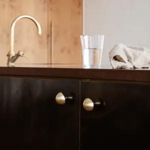 FERM LIVING x Helena Rohner Mushroom Wall Hook, Brass