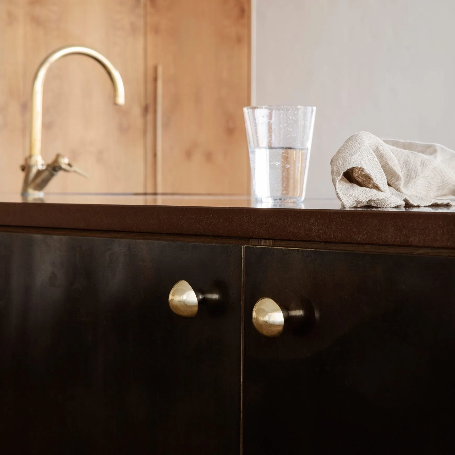 FERM LIVING x Helena Rohner Mushroom Wall Hook, Brass