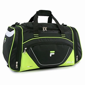 Shop Grab Now MustHave Deal Fila Acer 25" Sport Duffel Bag, Black/Neon Green