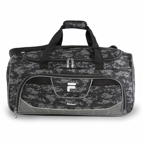 Fila Speedlight Medium Duffel Gym Sports Bag, Grey Digi Camo, One Size MustHave Deal