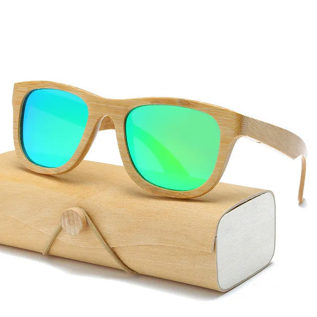 Wood Sunglasses Square With Case Online Deal Frenzy Instant Discount