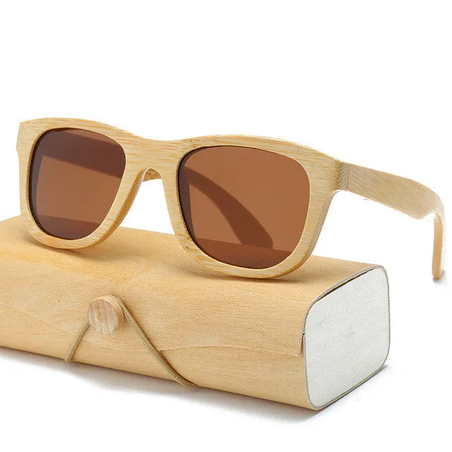 Wood Sunglasses Square With Case Mega Savings Now Hot Offer Inside