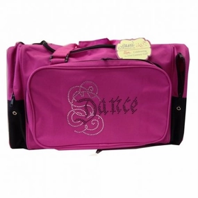 Limited Time Steal Mega Discount Event Sassi Designs Calligraphy Bling Dance Duffel Bag - Pink