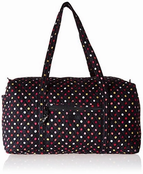 Women'S Large Duffel, Signature Cotton, Havana Dots Todays Special Savings