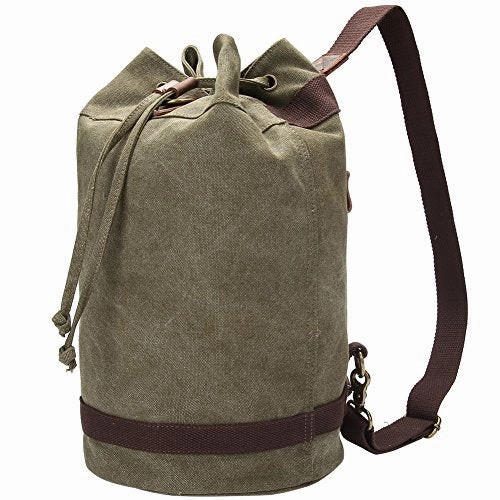 Berchirly Canvas Unisex Sports Backpack Small Duffel Army Green MustHave Items Hot Deal Alert