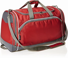 Hot Item Clearance Shop the Best Deals Amazonbasics Sports Duffel - Medium, Red
