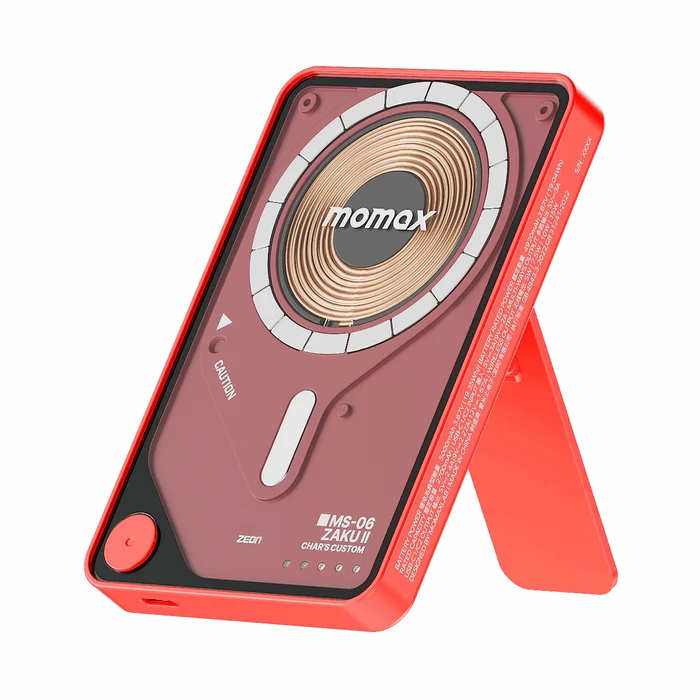Dont Miss This Steal Momax X Gundam 1-Power X Pro | Magnetic Wireless Power Bank 5000Mah With Built-In Usb-C Cable - Limited Edition