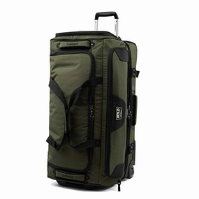 Clearance Blowout MustHave Items Travelpro Bold 30" Duffle Bag With Drop Bottom, Lightweight, Rugged Rolling Duffel, Olive/Black,
