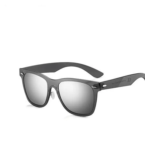 Flat Lens Rimless Square Frame Polarized Sunglasses - Blue,Pink Big Sale Today Clearance Sale Now