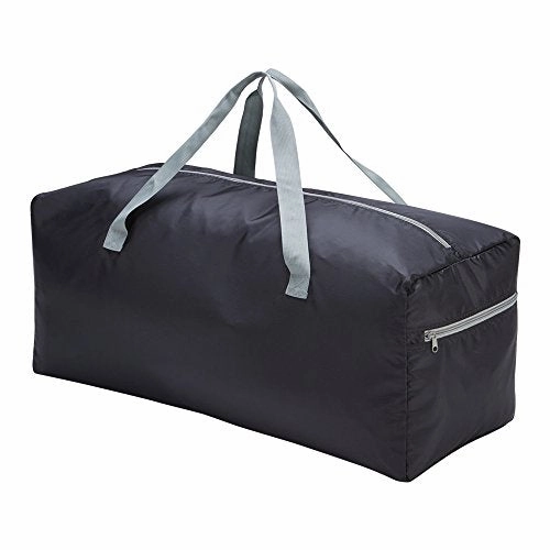 Dont Miss This Offer Foldable Duffel Bag 30" / 75L Lightweight With Water Rresistant For Travel (Black)