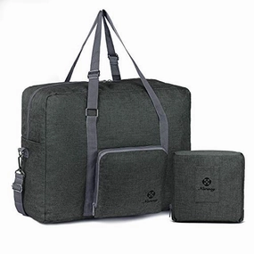 Online Exclusive Savings For Spirit Airlines Foldable Travel Duffel Bag Tote Carry On Luggage Sport Gym Duffle For Men And Women (Dark Grey)