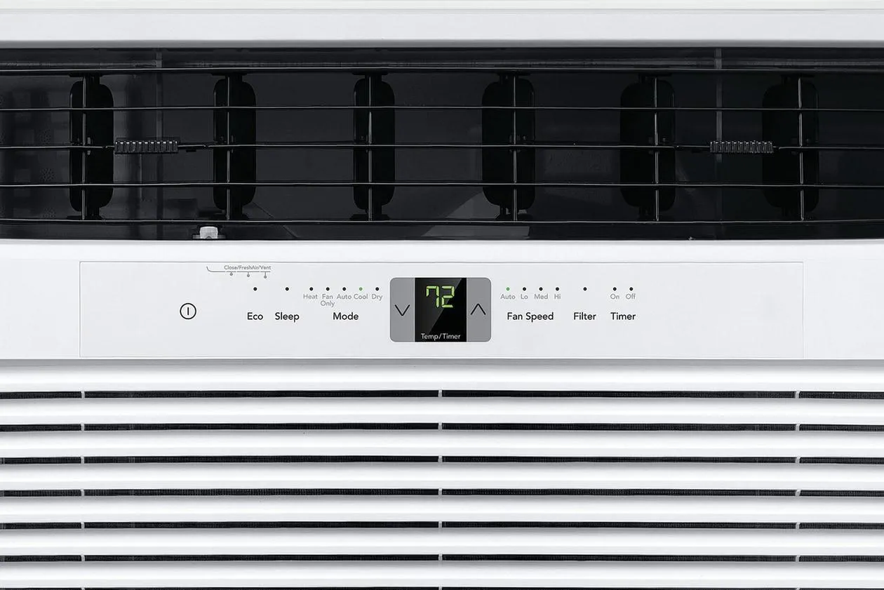 Frigidaire FHWE252WA2 Frigidaire 25,000 Btu Window Air Conditioner With Supplemental Heat And Slide Out Chassis