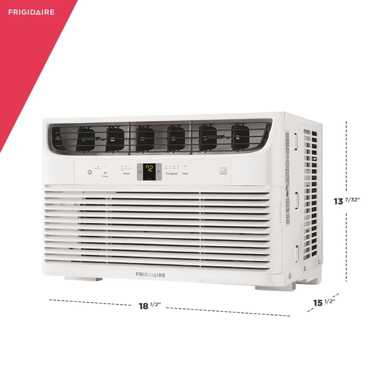 Frigidaire FHWW083WBE Frigidaire 8,000 Btu Connected Window-Mounted Room Air Conditioner