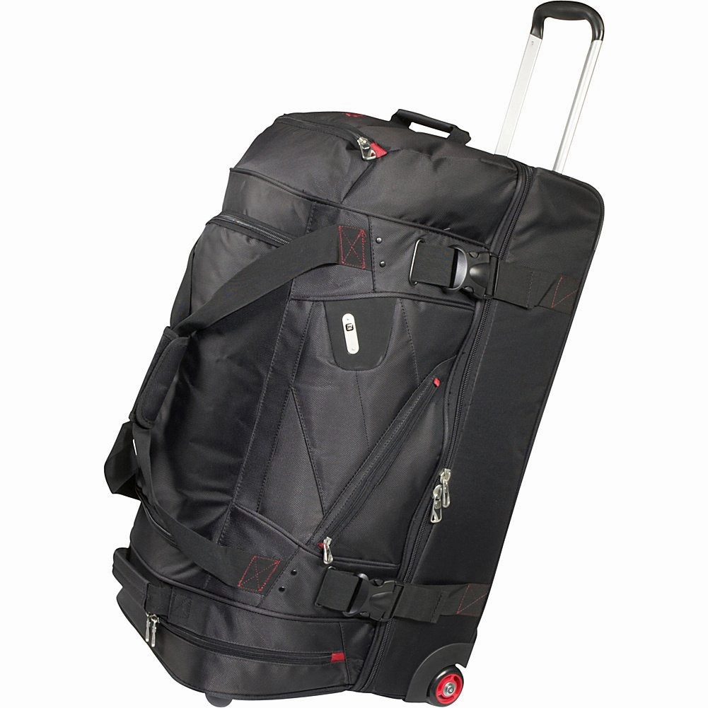 Ful Tour Manager 30-Inch Rolling Duffel Bag, Retractable Pull Handle Split Level Storage ,Black Sweet Deal Today Today Only Discount