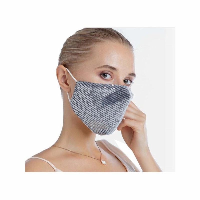 Biggest Savings Now Big Clearance Event Funky Rico Sequin Face Mask