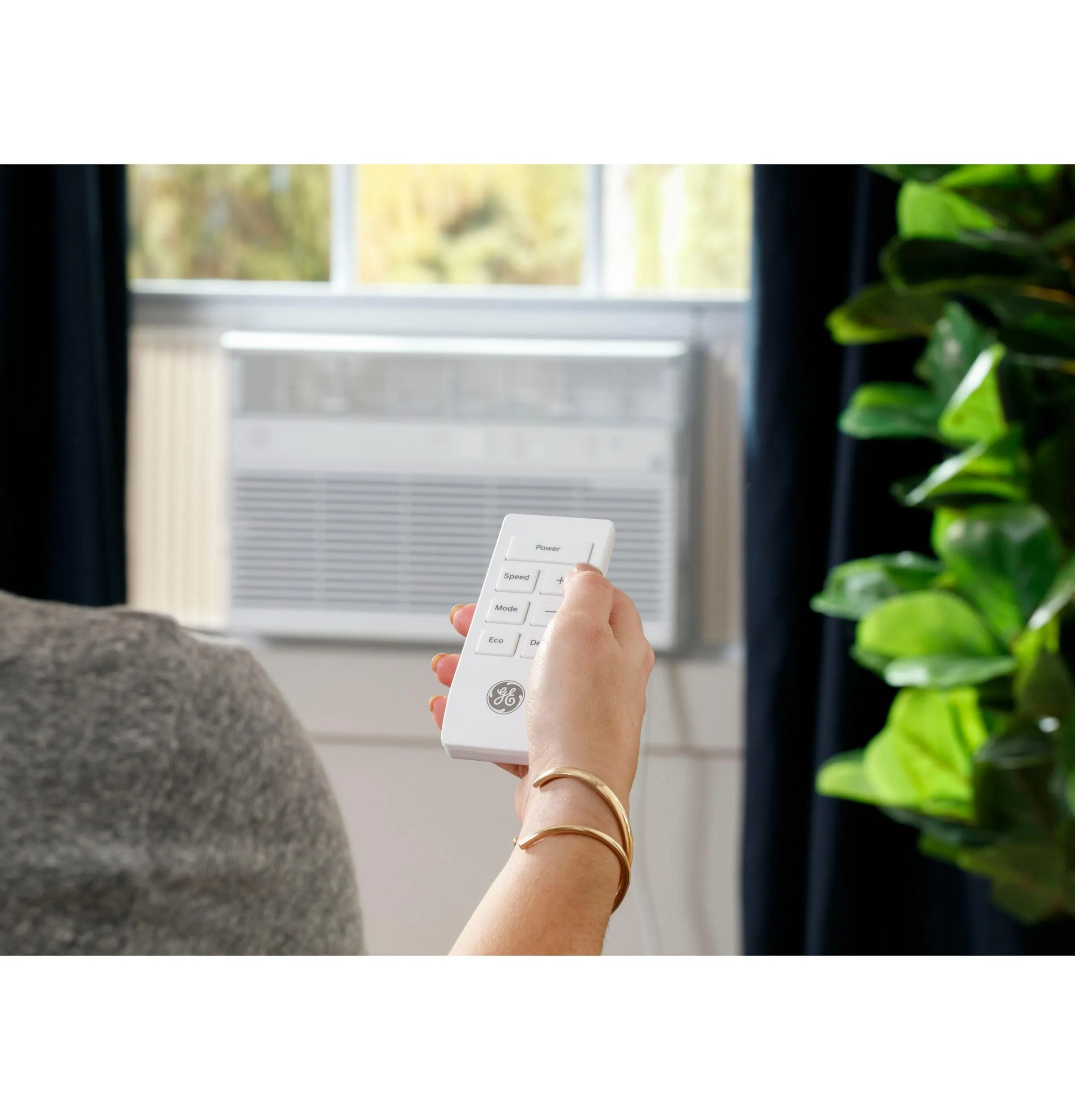 Ge Appliances AHEK14AC Ge? Energy Star? 14,000 Btu Smart Electronic Window Air Conditioner For Large Rooms Up To 700 Sq. Ft.