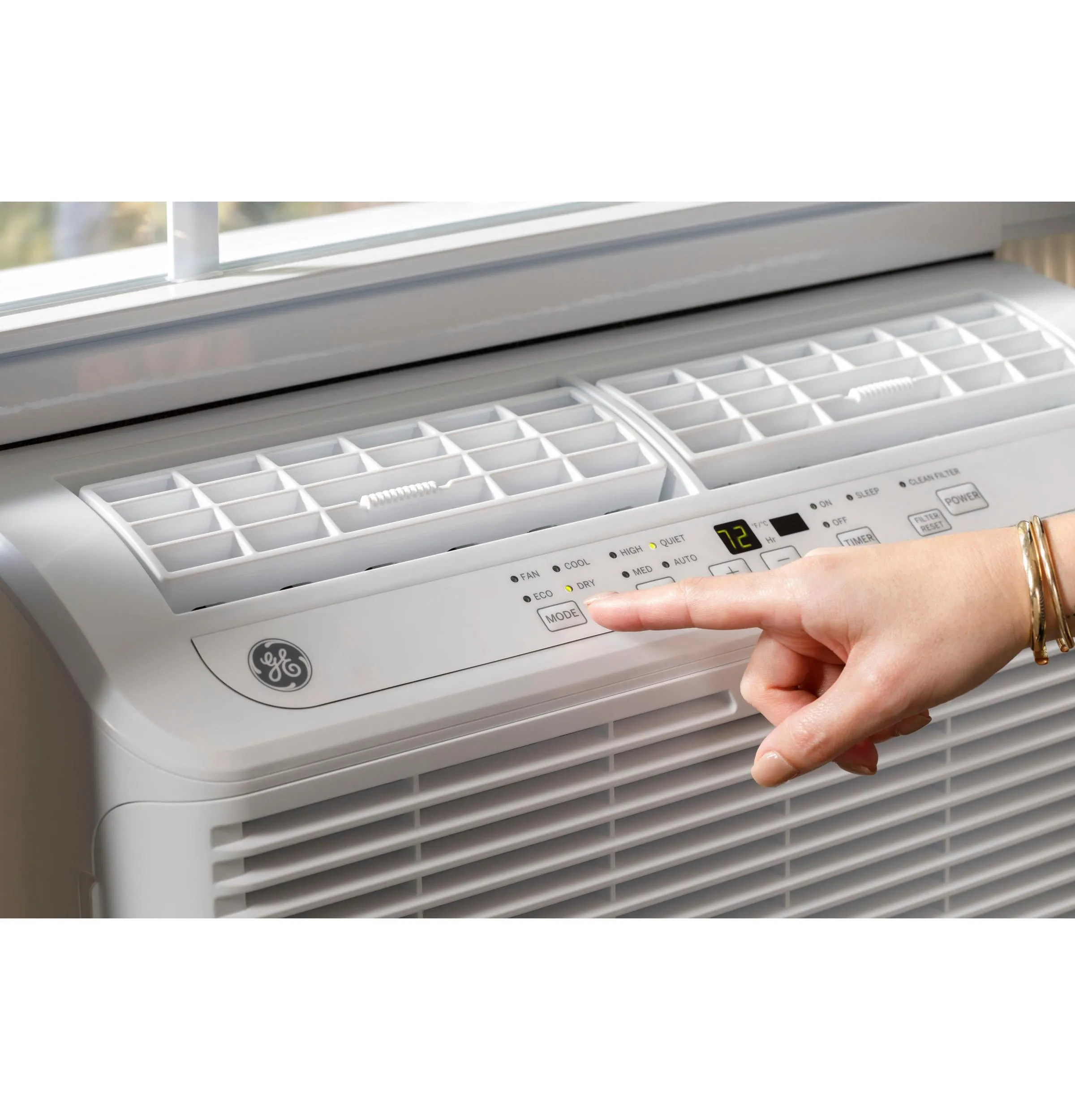 Ge Appliances AHEL08BB Ge? 8,000 Btu Ultra Quiet Window Air Conditioner For Medium Rooms Up To 350 Sq. Ft.