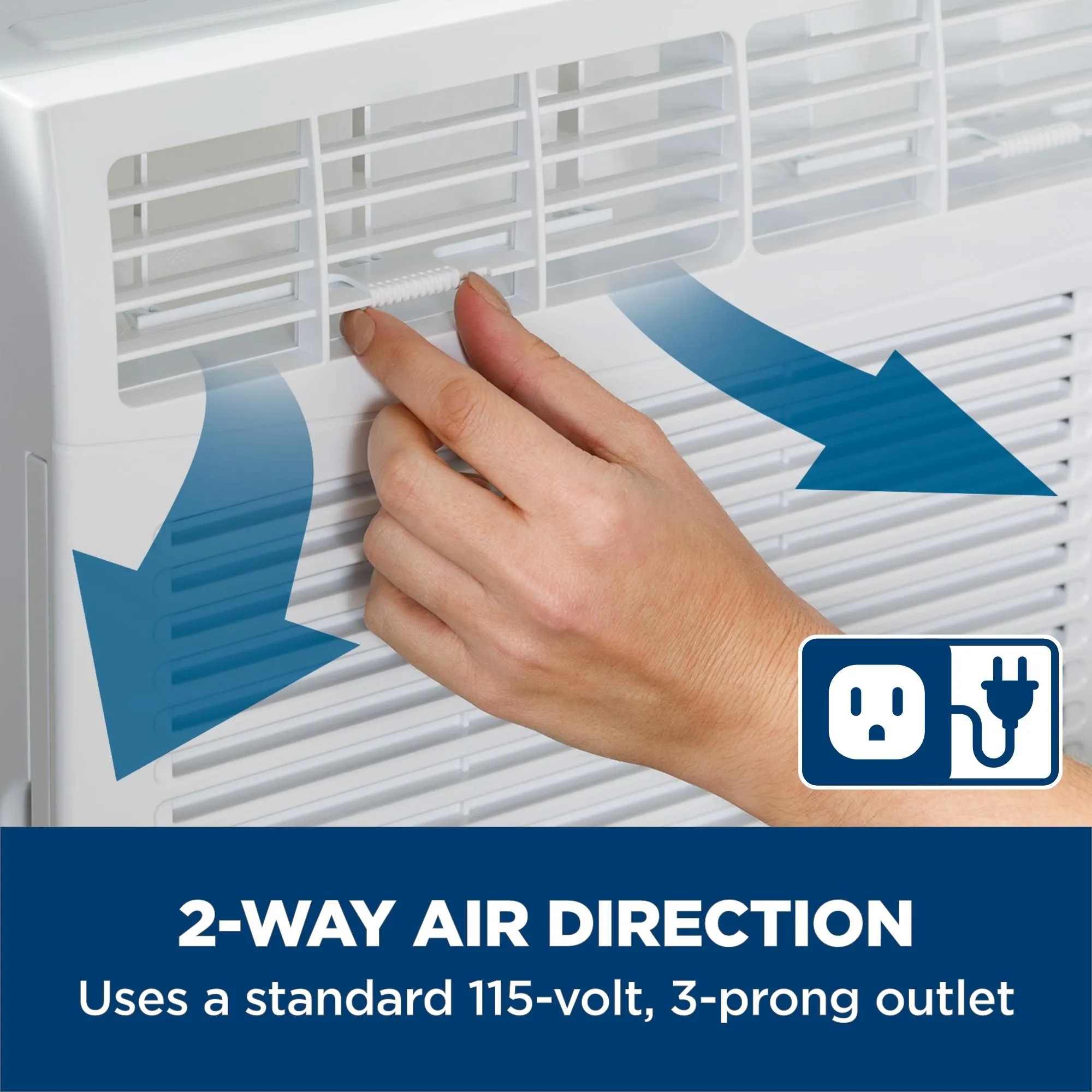 Ge Appliances AHSE06CA Ge? 6,000 Btu Electronic Window Air Conditioner For Small Rooms Up To 250 Sq Ft.