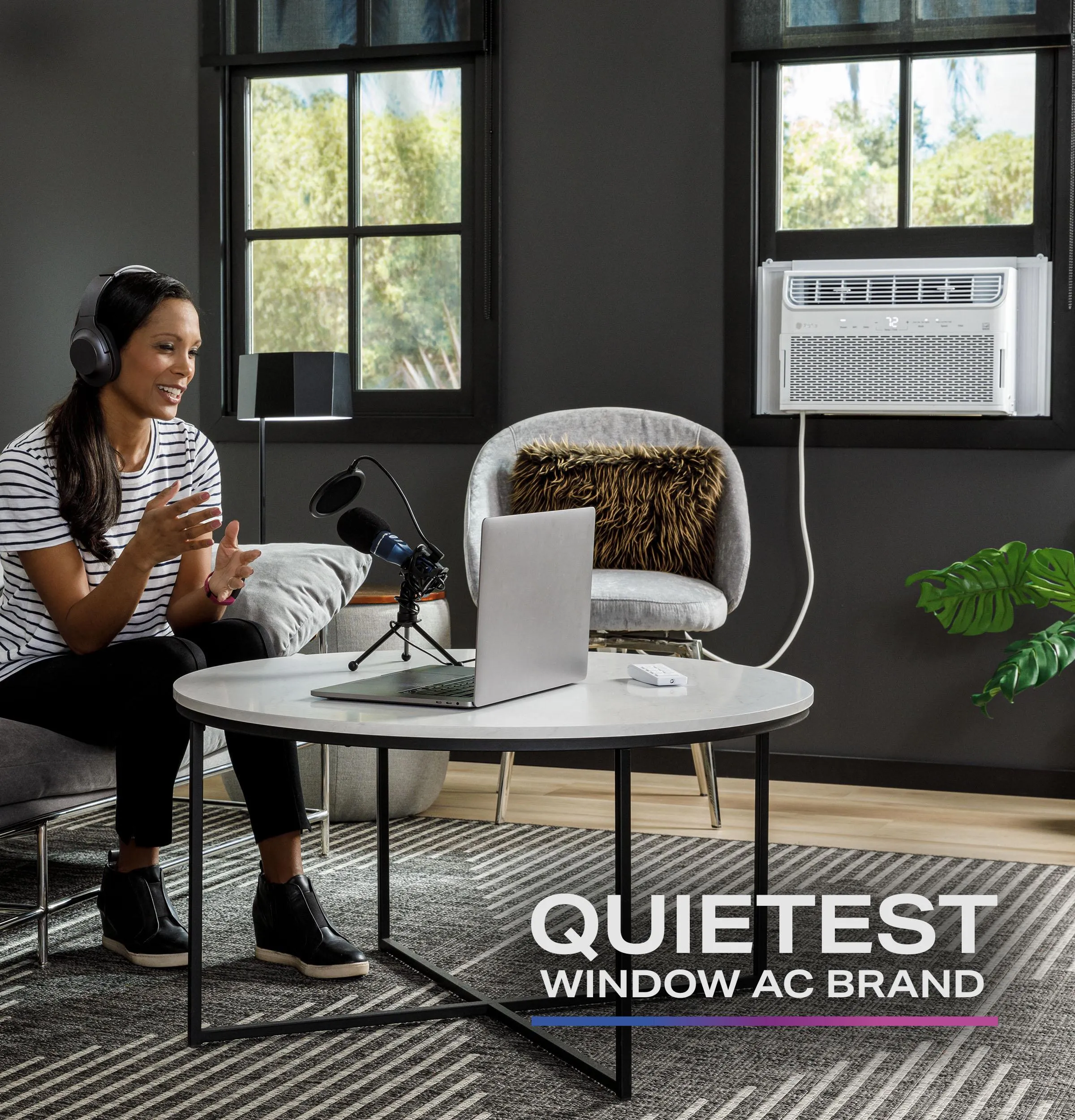 Ge Appliances AHTR10AC Ge Profile&#8482; Energy Star? 10,000 Btu Inverter Smart Ultra Quiet Window Air Conditioner For Medium Rooms Up To 450 Sq. Ft.