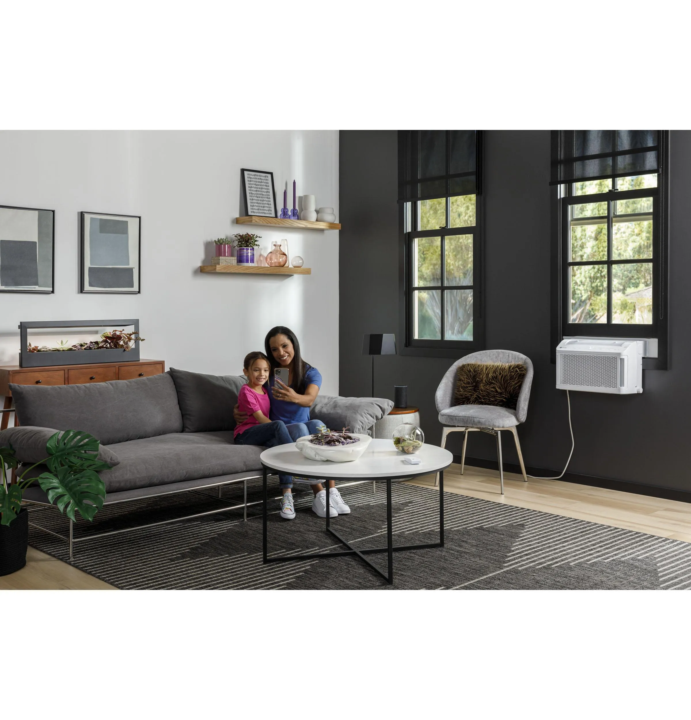 Ge Appliances AHTT08BC Ge Profile Clearview&#8482; 8,300 Btu Smart Ultra Quiet Window Air Conditioner For Medium Rooms Up To 350 Sq. Ft.