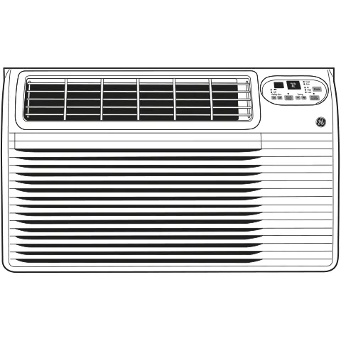 Ge Appliances AJCQ10ACF Ge? Series 115 Volt Built-In Cool-Only Room Air Conditioner