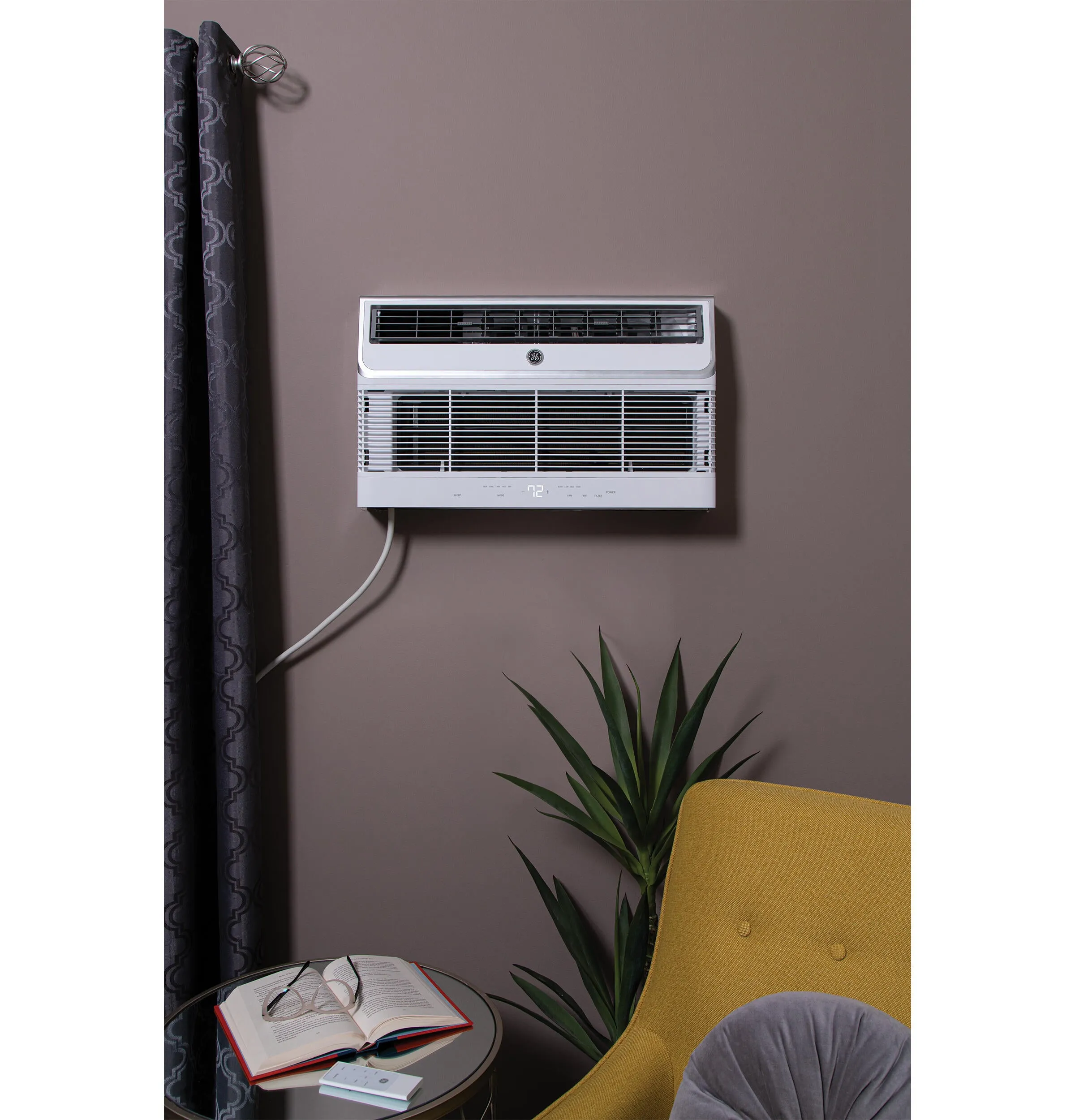 Ge Appliances AJEM12DWH Ge? 230/208 Volt Built-In Heat/Cool Room Air Conditioner