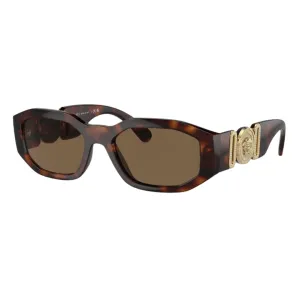 Grab Your Hot Pick Versace Ve4361 521773 Sunglasses - Havana Frame, Dark Brown Lens