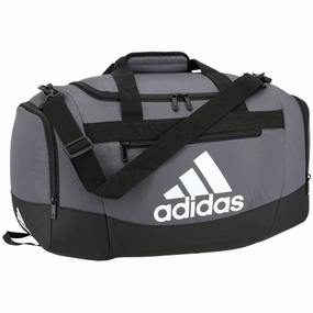 Adidas Defender 4 Small Duffel Bag, Team Onix Grey Shop Grab Savings