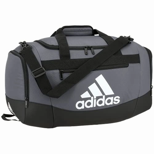 Adidas Defender 4 Small Duffel Bag, Team Onix Grey Shop Grab Savings