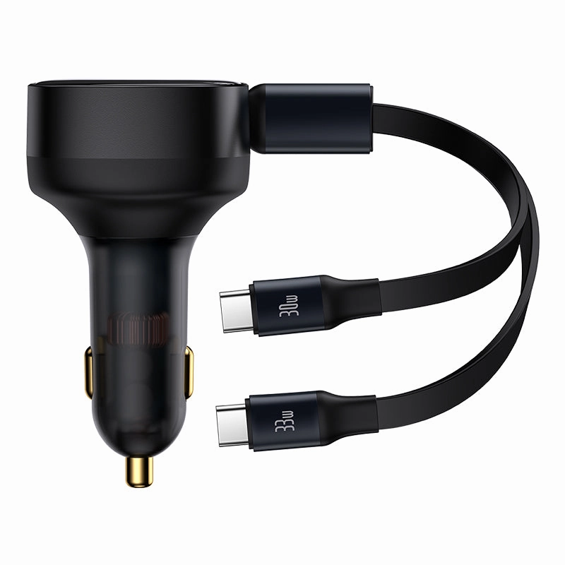 Car Charger Car Charger Baseus Enjoyment With Cable Usb-C, 33W (Black)-C00035500111-00 Unmissable Deal Today
