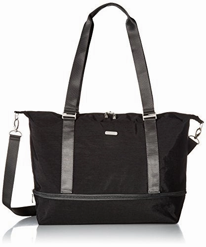 Save Big Online Baggallini Expandable Carry On Duffel, Black/Charcoal