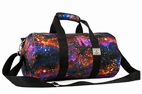 Everest Pattern 16-Inch Round Duffel Bag, Galaxy One Size Gift Ideas Galore