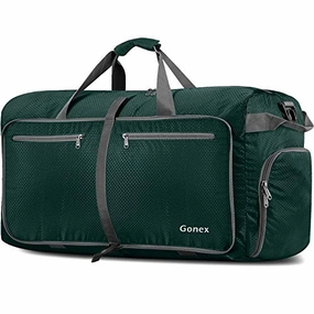Shop Smart Save Shop Grab Savings Gonex 150L Travel Duffel Bag Foldable Extra Large Duffle Bag Xl Heavy Duty For Men Women For Luggage Shopping Blackish Green