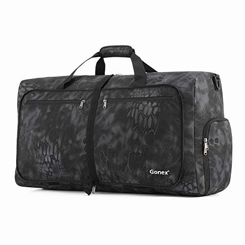 Gonex Cordura Duffle Bag, Packable Travel Duffel Water Resistant, 60L(Typhon) Weekend Specials
