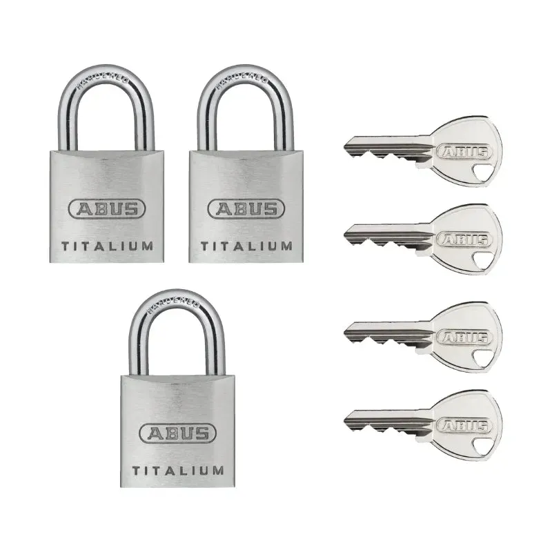 Abus 64Ti/20 Titalium Padlock Come With Keys Todays Special Savings