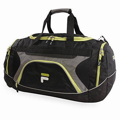 Fila Donlon Small Travel Gym Sport Duffel Bag, Neon Lime Grab Save Today Gift Ideas Galore