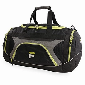 Fila Donlon Small Travel Gym Sport Duffel Bag, Neon Lime Grab Save Today Gift Ideas Galore