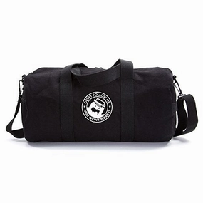 Jeep Don'T Follow Me You Wont Make It Heavyweight Canvas Duffel Bag In Black Limited Time Steal Exclusive Online Discount