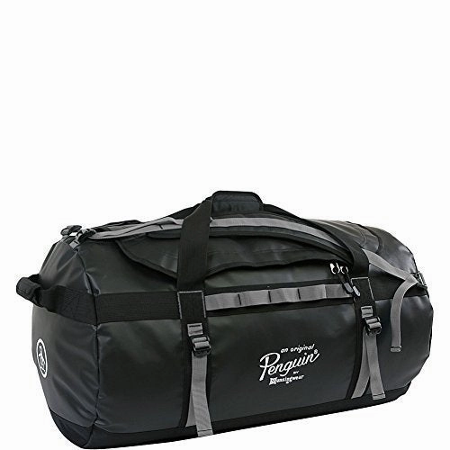 Trending Offer Today Exclusive Online Discount Original Penguin Luggage Large Duffel Bag, Black/Grey, One Size