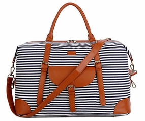 Baosha Hb-15 Oversized Travel Duffel Bag Carry On Weekender Bag Large For Women And Ladies (Blue Online Exclusive Deal Clearance Sale Now