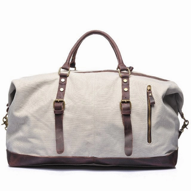 Canvas Leather Men Travel Bags Carry On Luggage Bags Men Duffel Tote Large Capacity Weekend Bag Dont Miss These Savings Hot Offer Ending Soon