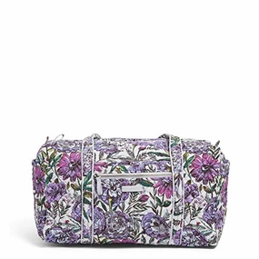 Mega Discount Today Dont Miss Todays Deal Vera Bradley Iconic Small Duffel, Signature Cotton, Lavender Meadow