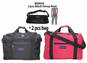 Boardingblue Under Seat 18" Duffel Bag Personal Item For Spirit & Frontier Airlines   Bonus.(Red Best Deal Alert Shop the Best Deals