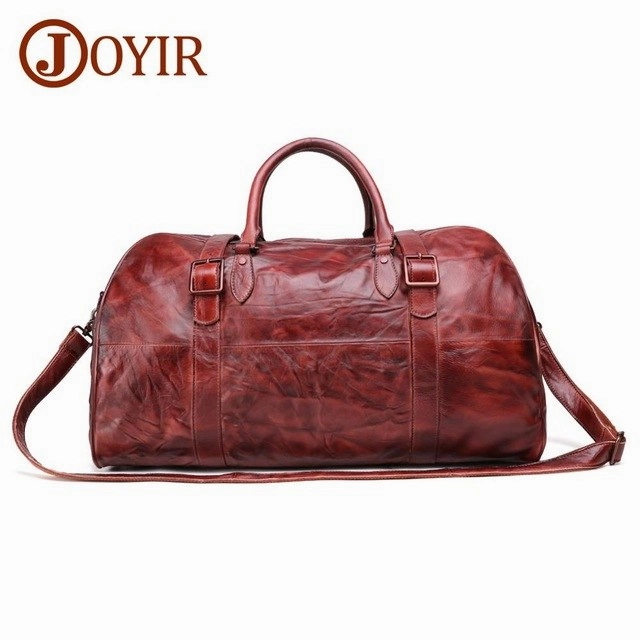 Clearance Alert Now Joyir Men'S Travel Bag Genuine Leather Men Duffel Bag Luggage Big Capacity Suitcase Tote Bag