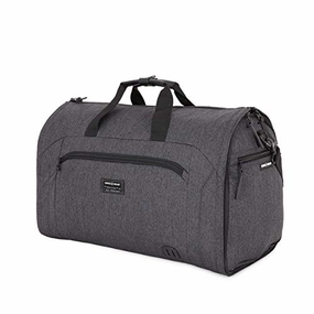 Swissgear Full-Sized Folding Garment Duffel Bag, Heather Grey, Hanging (23-Inch) Today Only Hot Sale Surprise Offer Now