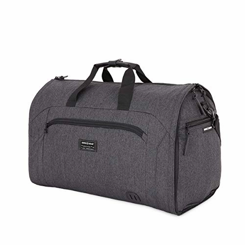 Swissgear Full-Sized Folding Garment Duffel Bag, Heather Grey, Hanging (23-Inch) Today Only Hot Sale Surprise Offer Now
