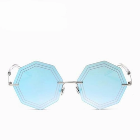 Hot Pick Online Women'S Fashion Rimless Sunglasses - Silver Blue, Gold, Pink,Silver,Brown